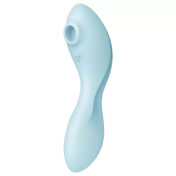 Satisfyer Curvy Trinity 5+ - Aplikáciou ovládaný 2v1 vibrátor (modrý)