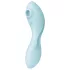 Satisfyer Curvy Trinity 5+ - Aplikáciou ovládaný 2v1 vibrátor (modrý)