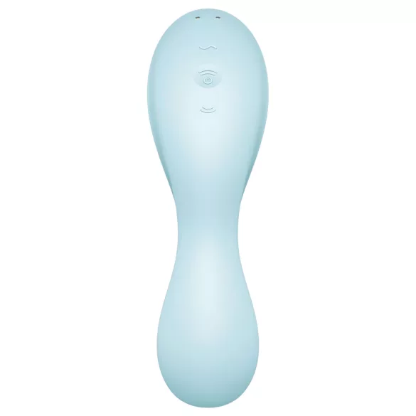 Satisfyer Curvy Trinity 5+ - Aplikáciou ovládaný 2v1 vibrátor (modrý)