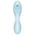 Satisfyer Curvy Trinity 5+ - chytrý 2v1 vibrátor (modrý)
