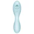 Satisfyer Curvy Trinity 5+ - Aplikáciou ovládaný 2v1 vibrátor (modrý)