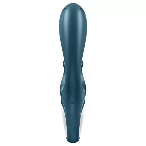 Satisfyer Hug Me - vibrátor s dráždiacim ramienkom na klitoris ovládaný aplikáciou (modrý)