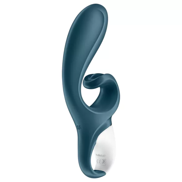 Satisfyer Hug Me - vibrátor s dráždiacim ramienkom na klitoris ovládaný aplikáciou (modrý)