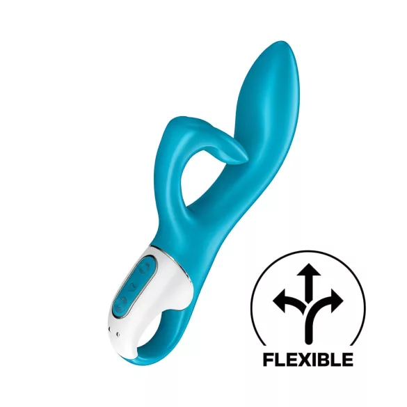 Satisfyer Embrace Me - akumulátorový vibrátor s ramenom na klitoris (tyrkysový)