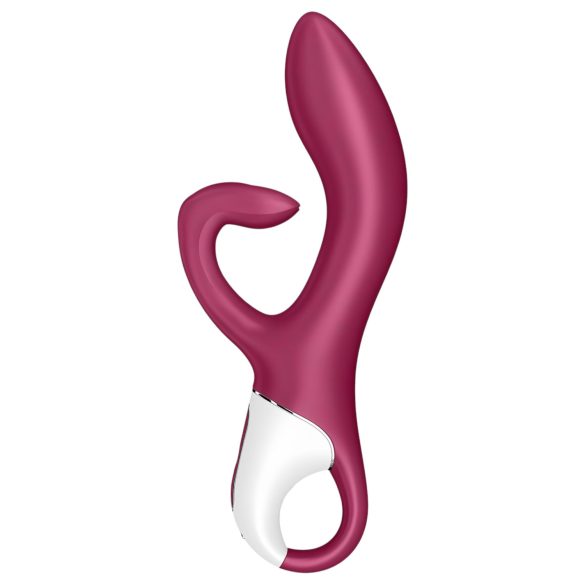 Satisfyer Embrace Me - vibrátor s dráždičom klitorisu - nabíjateľný - červený
