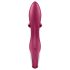 Satisfyer Embrace Me - vibrátor s dráždičom klitorisu - nabíjateľný - červený