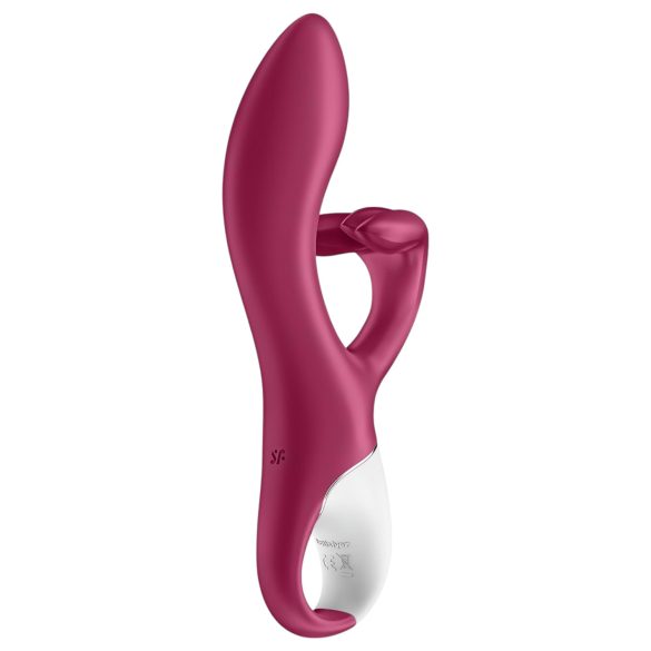 Satisfyer Embrace Me - vibrátor s dráždičom klitorisu - nabíjateľný - červený