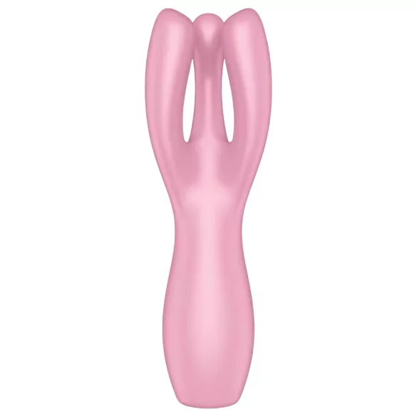 Satisfyer Threesome 3 - akumulátorový vibrátor na klitoris (ružový)