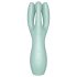 Satisfyer Threesome 3 - nabíjací klitoris vibrátor (mätový)