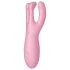 Satisfyer Threesome 4 - aplikáciou ovládaný klitorálny vibrátor (ružový)
