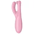 Satisfyer Threesome 4 - aplikáciou ovládaný klitorálny vibrátor (ružový)