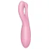 Satisfyer Threesome 4 - aplikáciou ovládaný klitorálny vibrátor (ružový)