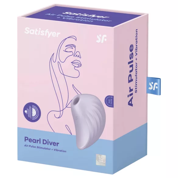 Satisfyer - stimulátor klitorisu s tlakovými vlnami - fialový