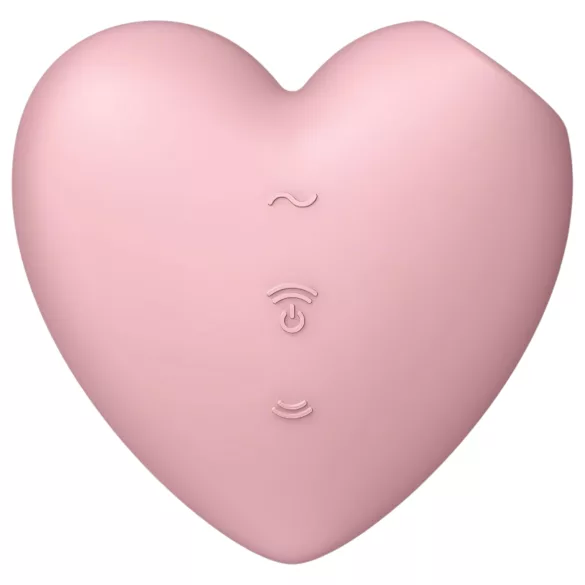Satisfyer Cutie Heart - bezdrôtový klitorálny vibrátor s tlakovými vlnami