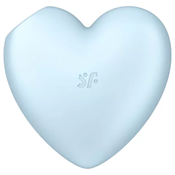 Satisfyer Cutie Heart - nabíjací stimulátor klitorisu s tlakovými vlnami - modrý