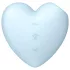 Satisfyer Cutie Heart - nabíjací stimulátor klitorisu s tlakovými vlnami - modrý
