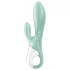 Satisfyer Air Pump Bunny 5 - vibrátor s čerpadlom ovládaný aplikáciou (mätový)