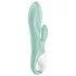 Satisfyer Air Pump Bunny 5 - vibrátor s čerpadlom ovládaný aplikáciou (mätový)