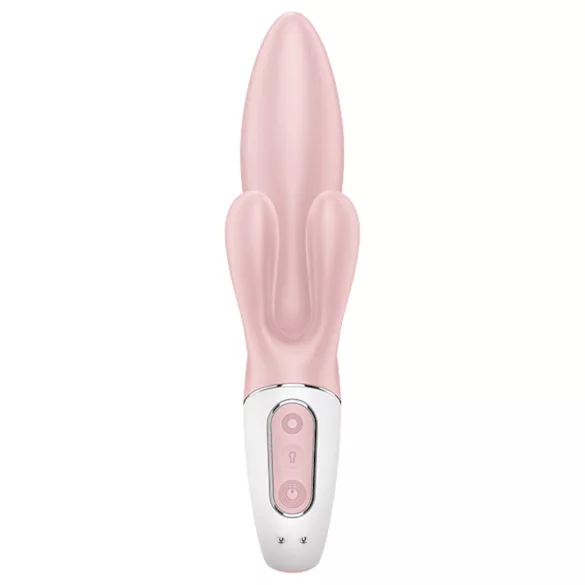 Satisfyer Air Pump Bunny 3 - nafukovací vibrátor (ružový)