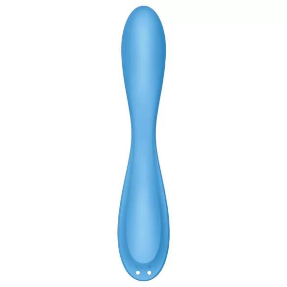 Satisfyer G-spot Flex 4 - vibrátor na bod G ovládaný aplikáciou (tyrkysový)