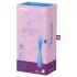 Satisfyer G-spot Flex 4 - vibrátor na bod G ovládaný aplikáciou (tyrkysový)