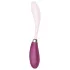 Satisfyer - vibrátor na G-bod - ohybný, nabíjateľný - ružovo-červený