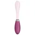 Satisfyer - vibrátor na G-bod - ohybný, nabíjateľný - ružovo-červený
