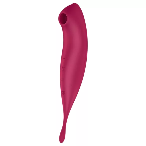 Satisfyer Twirling Pro - vibračný stimulátor klitorisu ovládaný aplikáciou (červený)