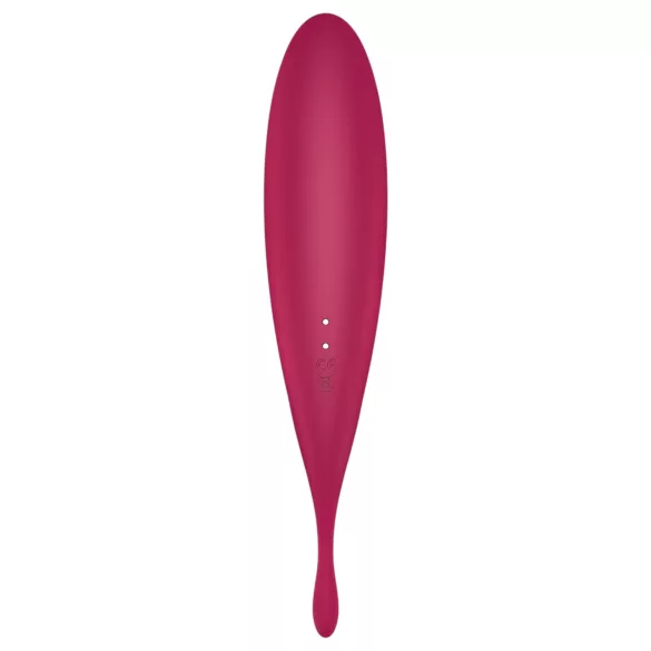 Satisfyer Twirling Pro - vibračný stimulátor klitorisu ovládaný aplikáciou (červený)