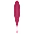 Satisfyer Twirling Pro - vibračný stimulátor klitorisu ovládaný aplikáciou (červený)