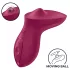 Satisfyer Exciterrr - rotačný perličkový vibrátor na klitoris (červený)