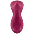Satisfyer Exciterrr - rotačný perličkový vibrátor na klitoris (červený)