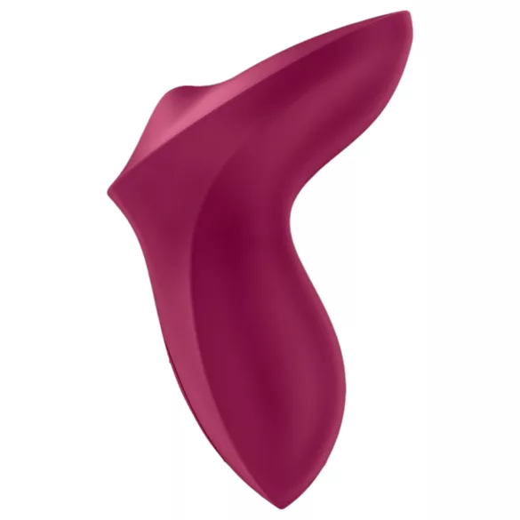 Satisfyer Exciterrr - rotačný perličkový vibrátor na klitoris (červený)