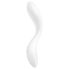   Satisfyer Rrrolling - vibrátor na bod G s pohyblivými guľôčkami - biely