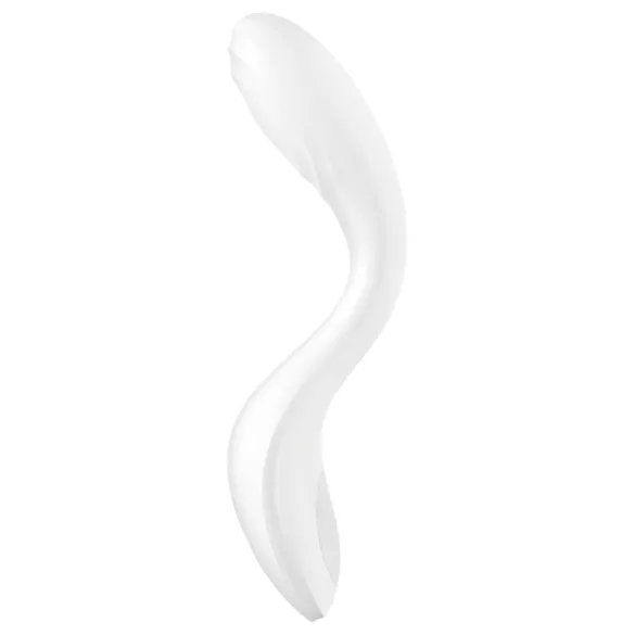 Satisfyer Rrrolling - vibrátor na bod G s pohyblivými guľôčkami (biely)