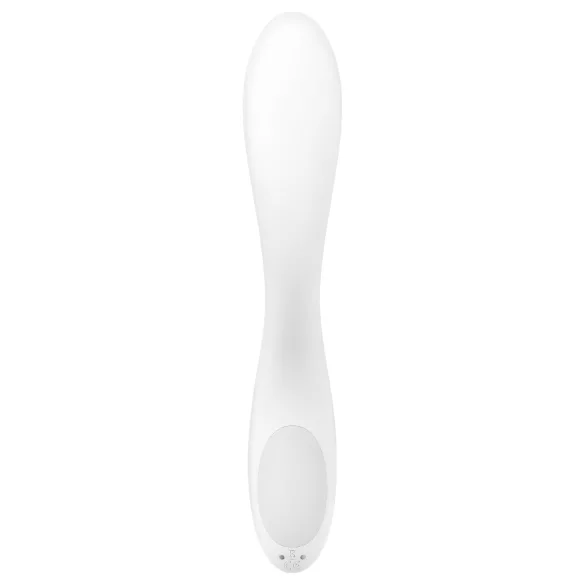 Satisfyer Rrrolling - vibrátor na bod G s pohyblivými guľôčkami (biely)