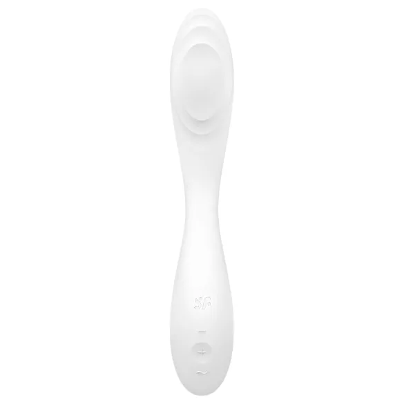 Satisfyer Rrrolling - vibrátor na bod G s pohyblivými guľôčkami (biely)