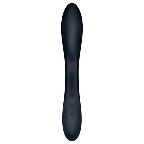 Satisfyer Rrrolling - vibrátor na bod G s pohyblivými guličkami (čierny)