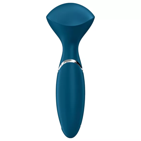 Satisfyer Mini Wand-er - vodeodolný masážny vibrátor - modrý