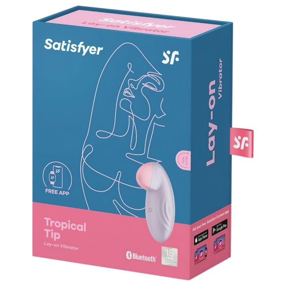 Satisfyer - vibrátor na klitoris - smart funkcie - fialový