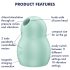 Satisfyer Pro To Go 1 - nabíjateľný stimulátor klitorisu s vlnami (mäta)