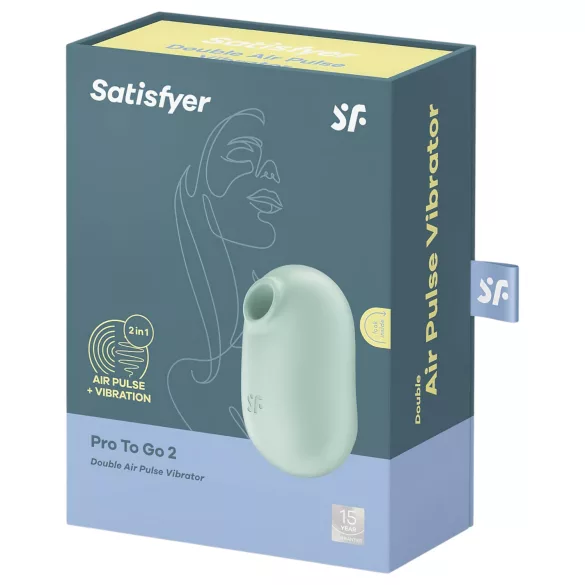 Satisfyer Pro To Go 2 - nabíjateľný stimulátor klitorisu na vlny vzduchu