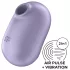 Satisfyer Pro To Go 2 - akumulátorový, vzduchovými vlnami stimulujúci klitorálny vibrátor (fialový)