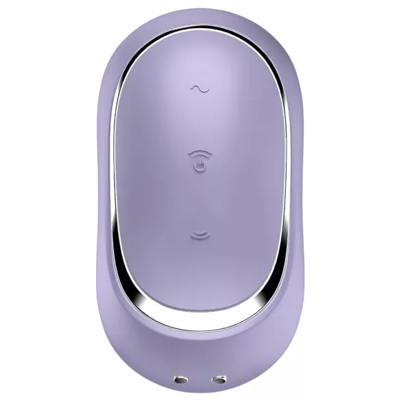Satisfyer Pro To Go 2 - akumulátorový, vzduchovými vlnami stimulujúci klitorálny vibrátor (fialový)