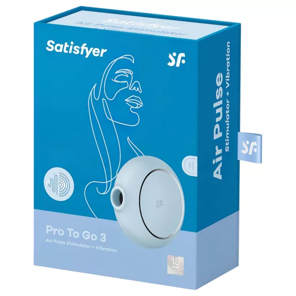 Satisfyer Pro To Go 3 - stimulátor klitorisu s pulzáciou vzduchu - nabíjací