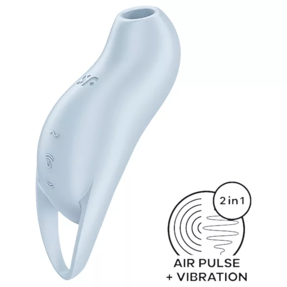 Satisfyer Pocket Pro 1 - stimulátor klitorisu na vlny vzduchu - modrý