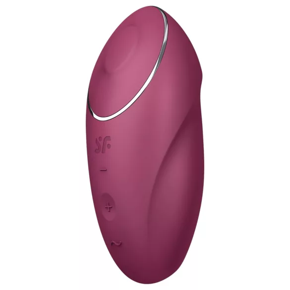 Satisfyer - vibračný stimulátor klitorisu a vagíny 2v1 - červený