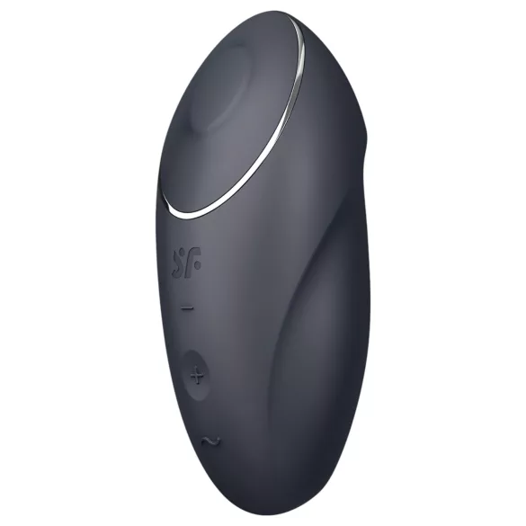 Satisfyer Tap & Climax 1 - 2v1 klitorálny vibrátor - čierny