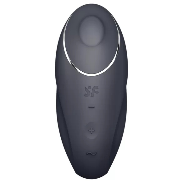 Satisfyer Tap & Climax 1 - 2v1 klitorálny vibrátor - čierny
