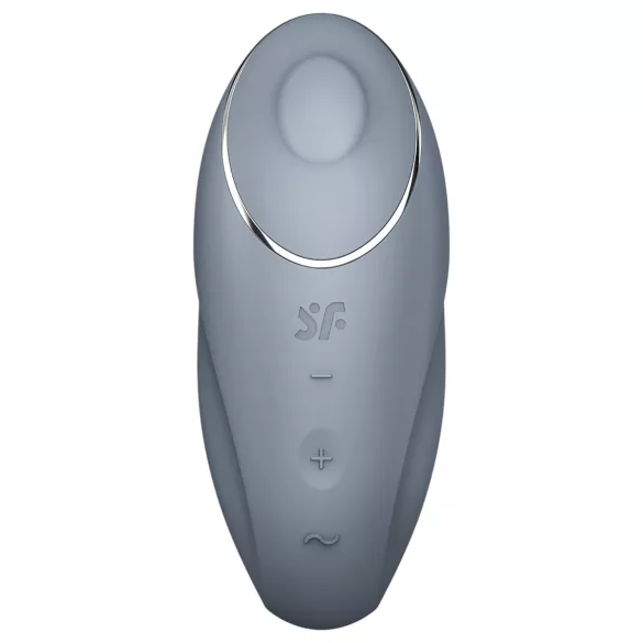 Satisfyer Tap & Climax 1 - vibrátor na klitoris 2v1 - sivý